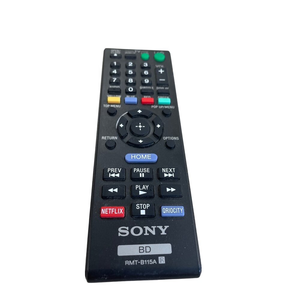 Sony RMT-B115A Remote Control For Blu-Ray Player SKU 8315